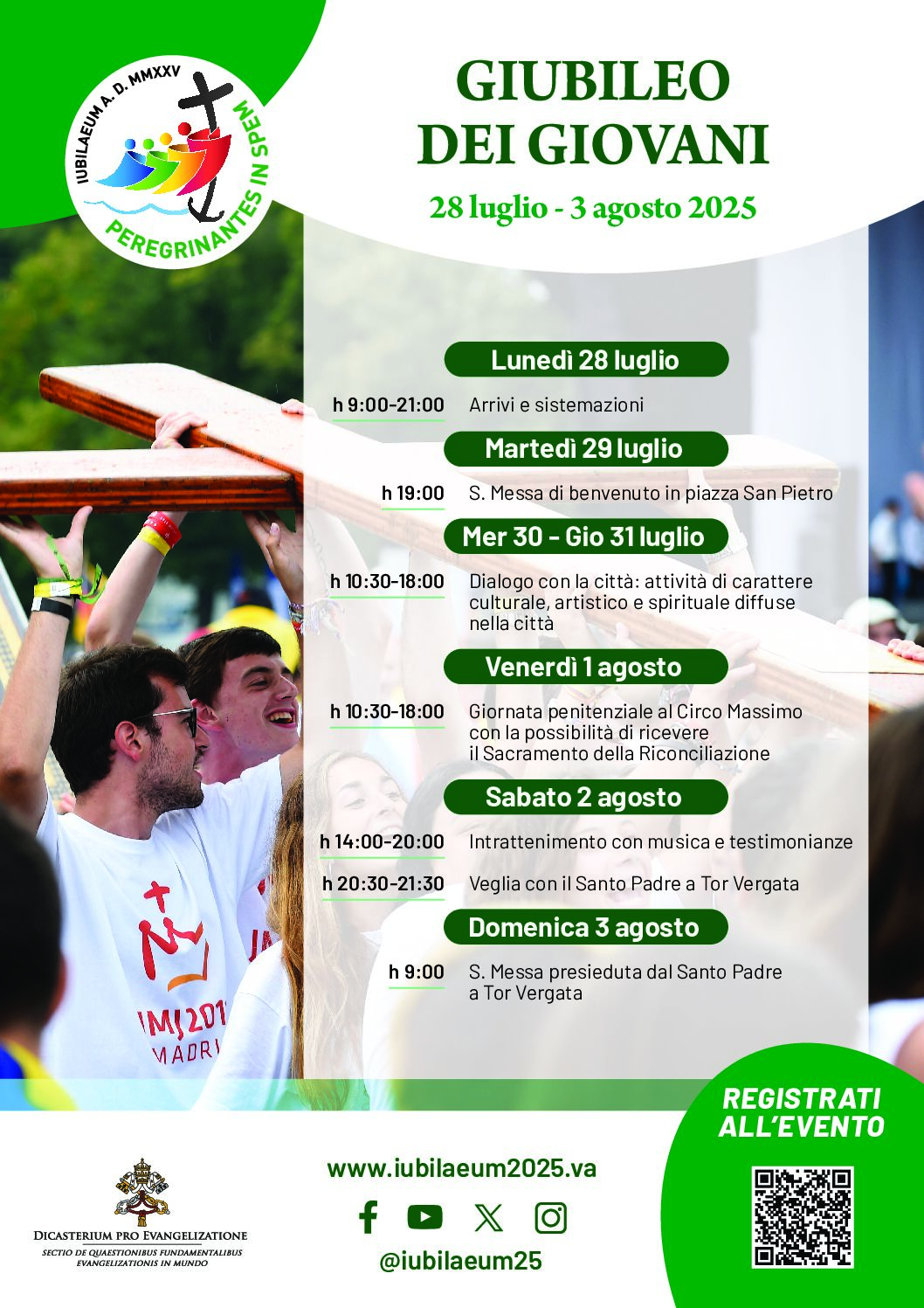 Accoglienza dei giovani dalla diocesi di Aveiro